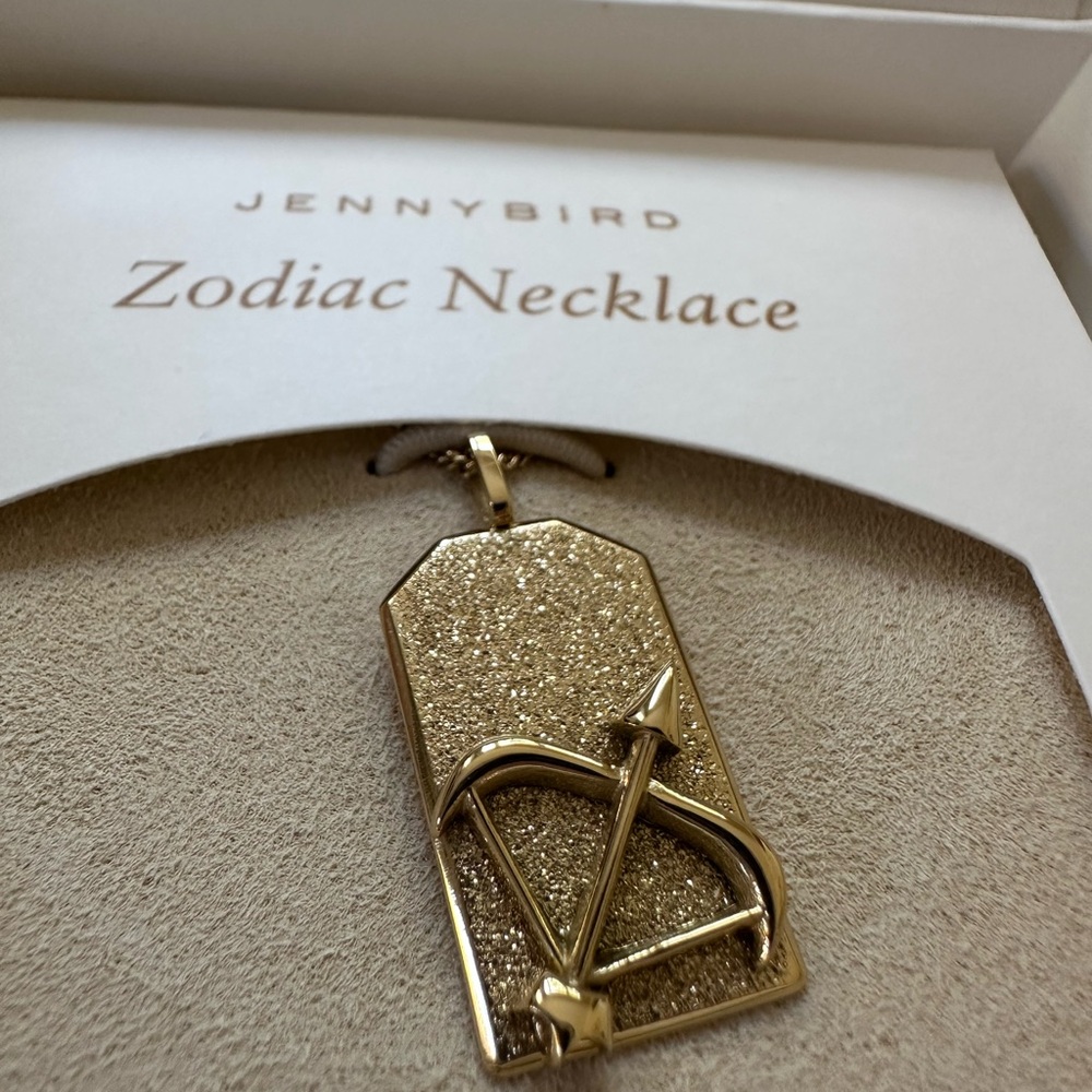Jenny Bird Gold Zodiac Necklace